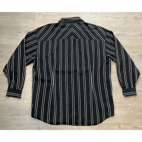 Sean John Button Down Striped Shirt Men’s Size 4XLT - Picture 3 of 7